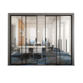 Two Track Narrow Aluminum Frame Sliding Glass Doors